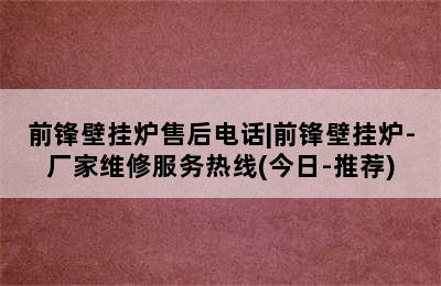 前锋壁挂炉售后电话|前锋壁挂炉-厂家维修服务热线(今日-推荐)